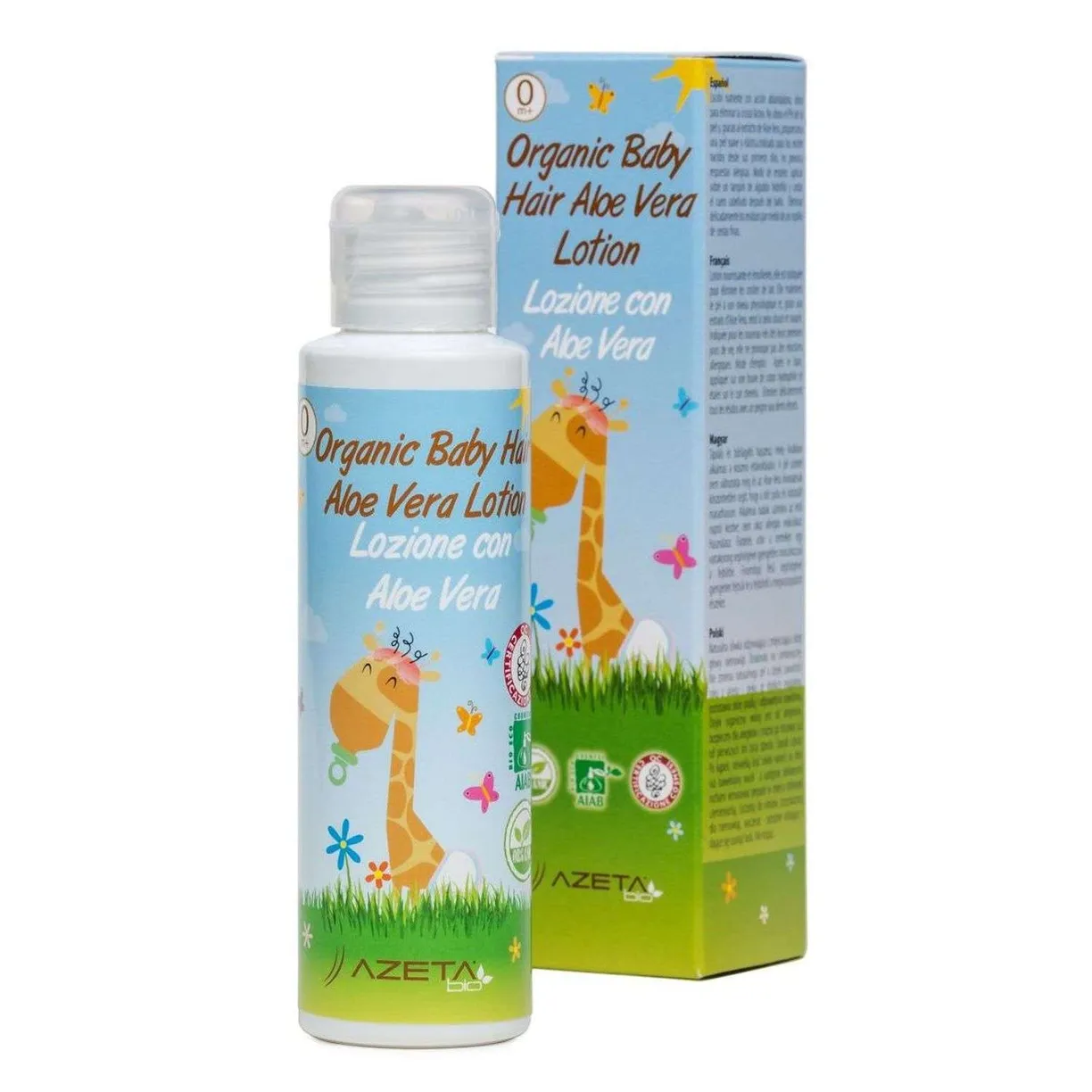 Детский лосьон для волос AZETAbio органический с Алое Вера, 50 мл 1