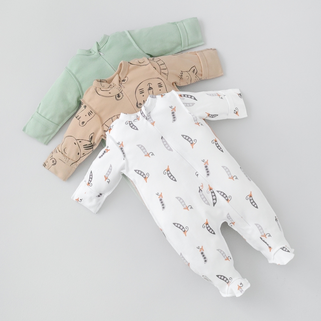 Комбинезон слип на молнии Швейная династия "Крошки Горошки" 1