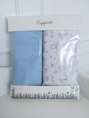 Набор пеленок из муслина 2 шт. Lapetti "Кролик Лаппин" 4