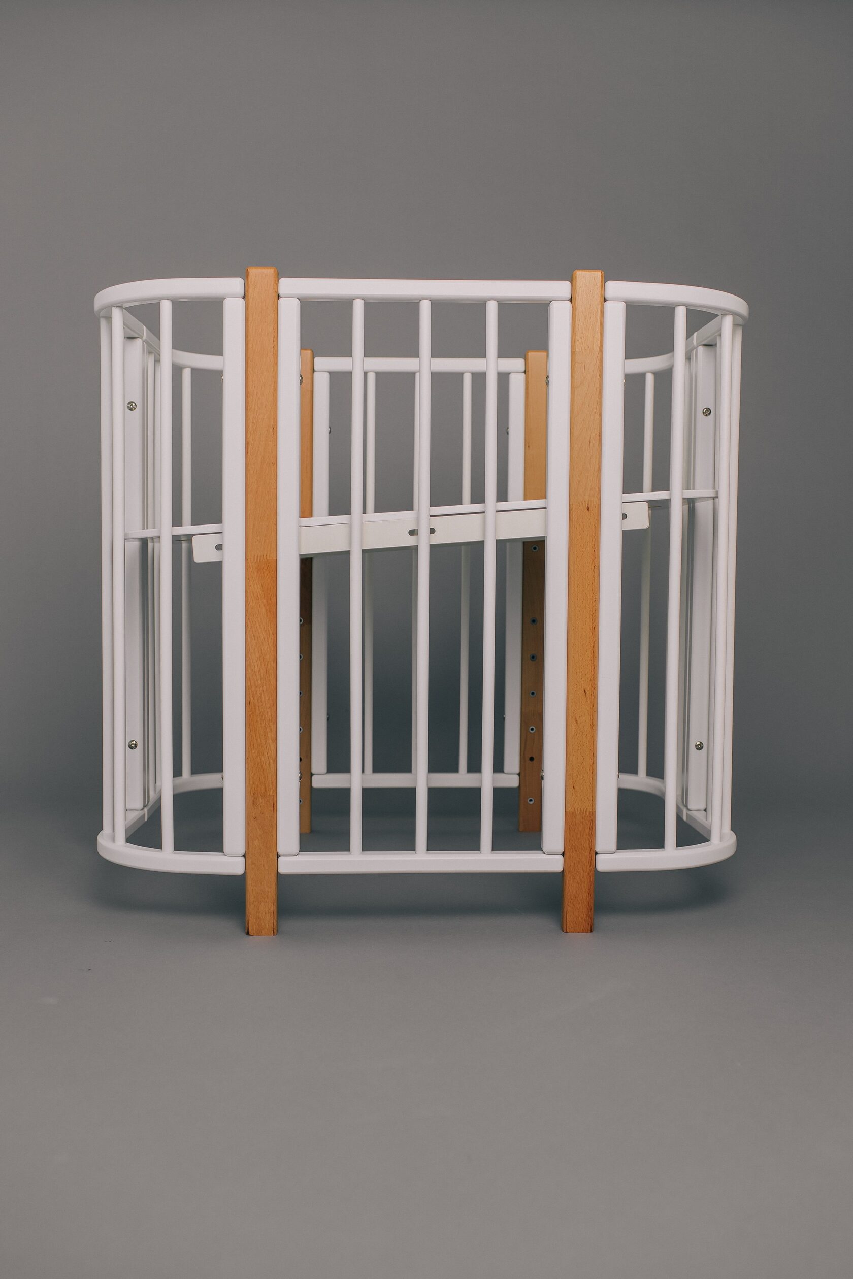 56378940 Кроватка КАРАМЕЛЬ с комплектом матрасов и маятником 9