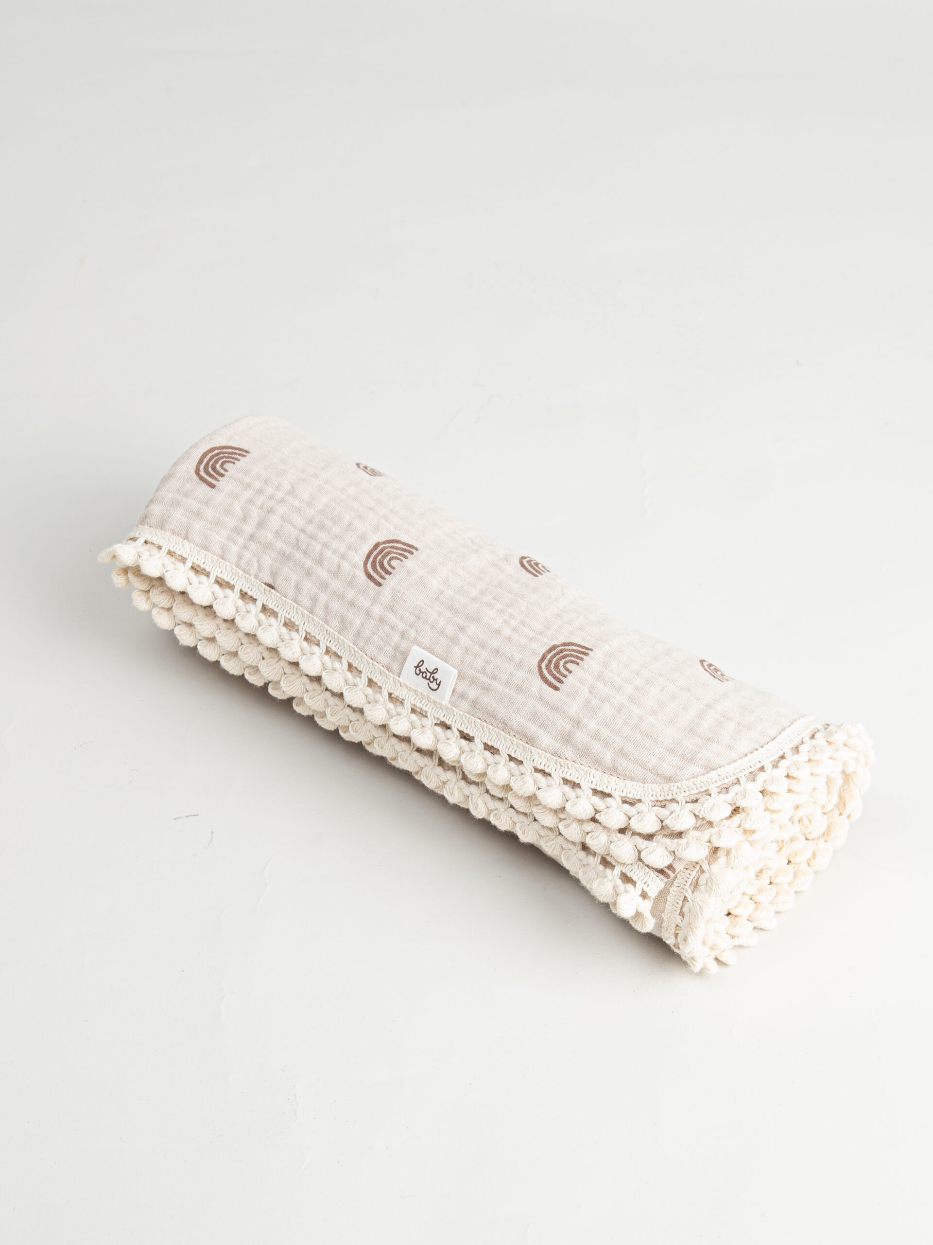 A00094 Плед муслиновый BUNGLY "Радуга" 2