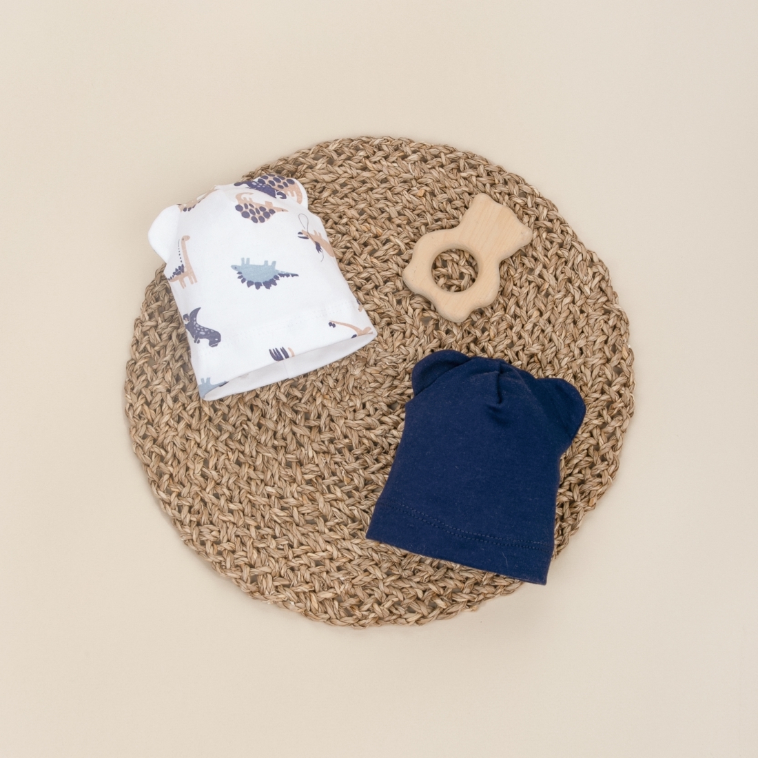 6658314303_optsite01aec60e-af6a-11ee-8583-f3d9988320b1 Шапочка легкая с отворотом и ушками Швейная Династия, 2 шт/уп 1