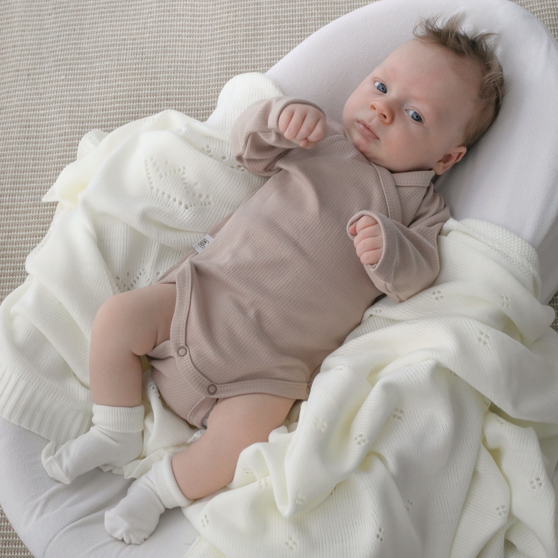 6658314303_optsitec5d100c6-26ed-11ee-842b-822fd5095694 Боди с длинным рукавом Швейная Династия "Капучино", 2шт/уп 5