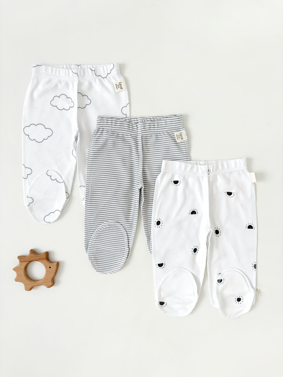 A20FDF39-DB07-4E78-A76A-F8D14107CC45 Набор из трех ползунков I love Carrot "Солнышко" 1