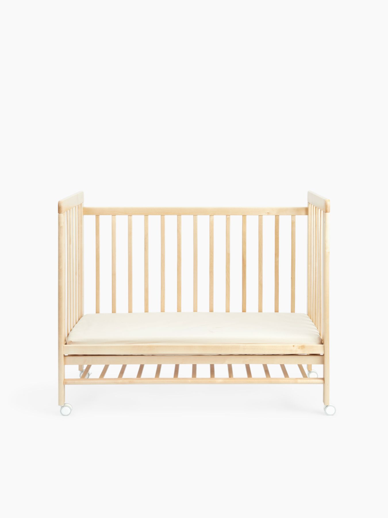 95046_natural_19 Кроватка детская Happy Baby MIRRA LIGHT c матрасом и простынёй 12