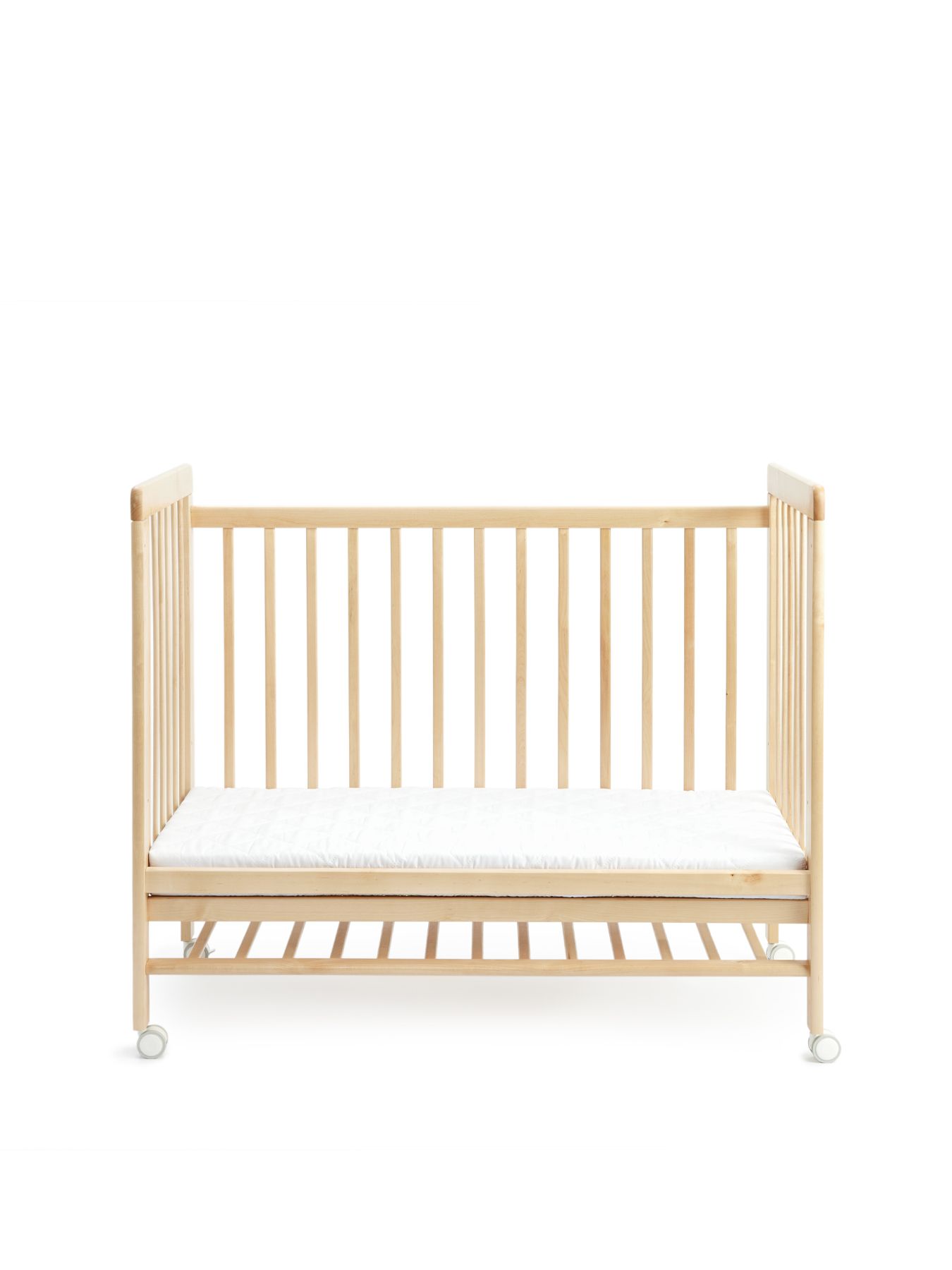 95046_natural_4 Кроватка детская Happy Baby MIRRA LIGHT c матрасом и простынёй 4