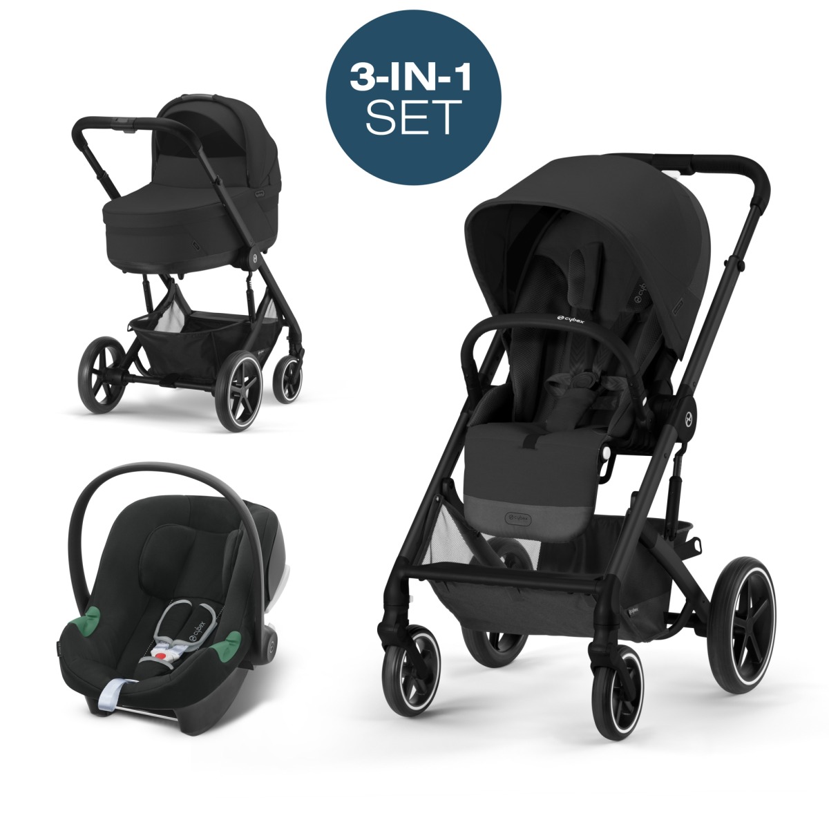24131_2_uk4 Коляска 3 в 1 Cybex Balios S Lux BLK 2023 1