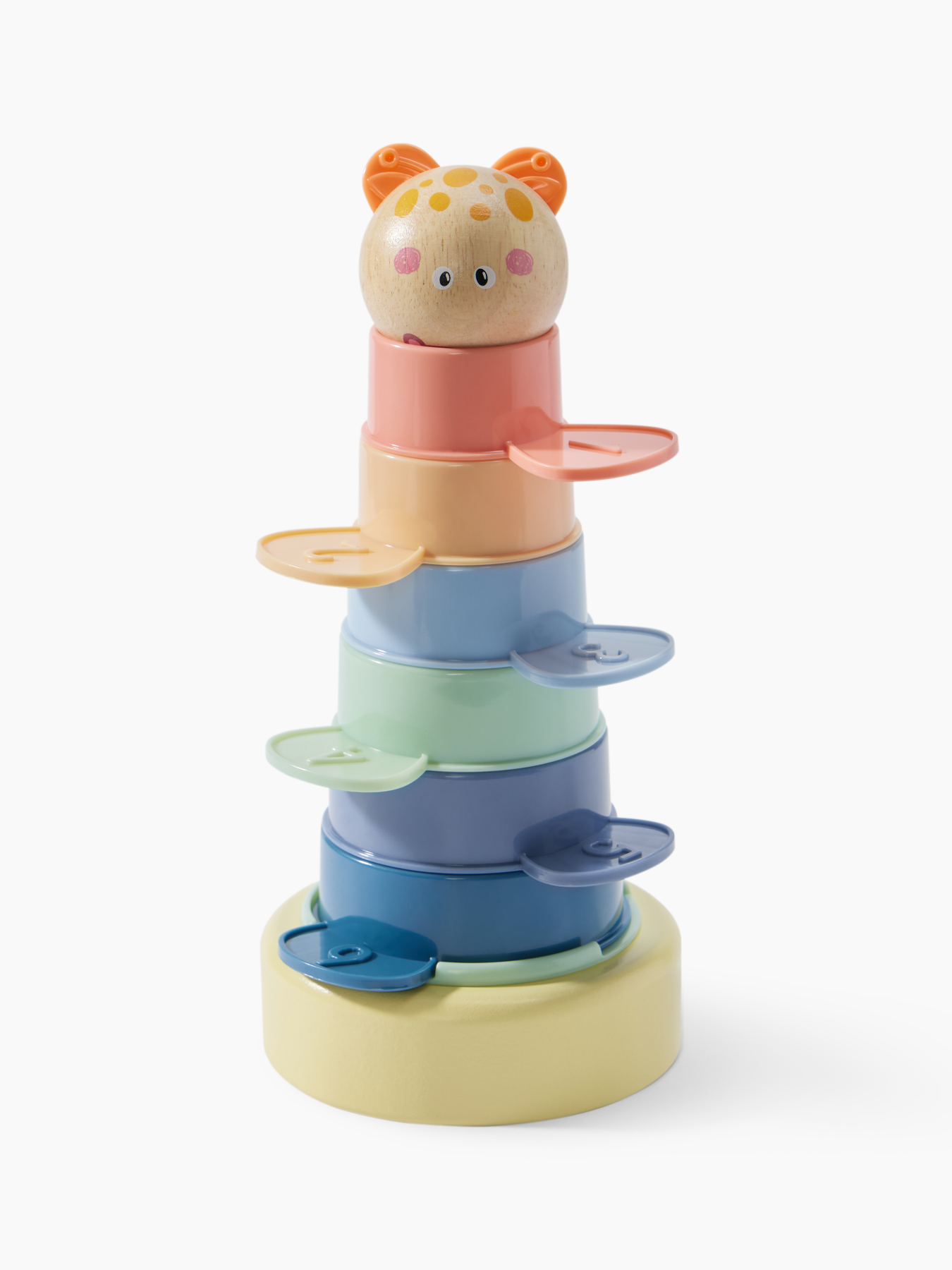4i3l9czotm6ahepyca3obe0msng9ilzz Развивающая игрушка пирамидка Happy baby, ZOO PYRAMID 3