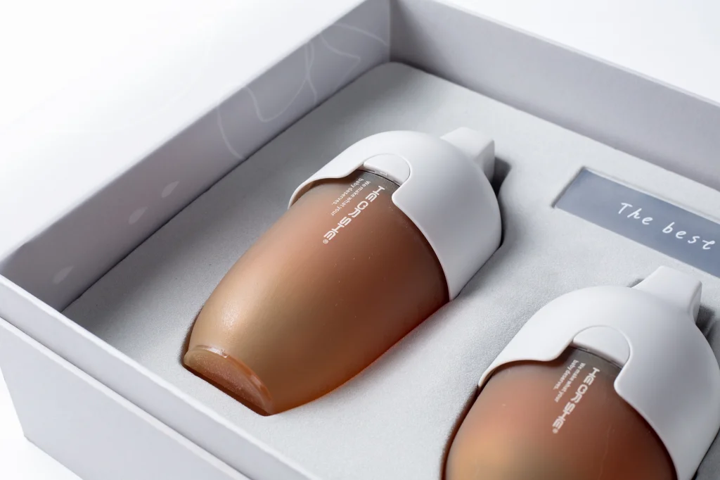 Подарочный набор бутылочек HEORSHE серый 4