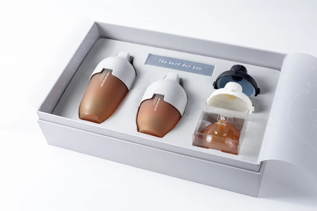 Подарочный набор бутылочек HEORSHE серый 3