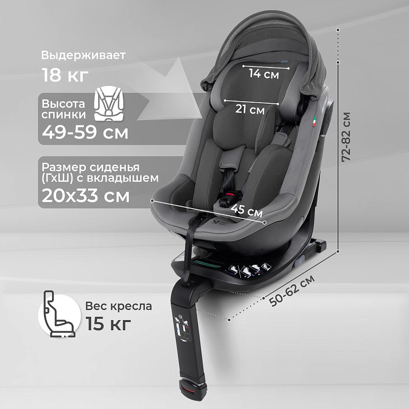 Автокресло группы 0/1 Sweet Baby Odyssey B3 i-Size 29