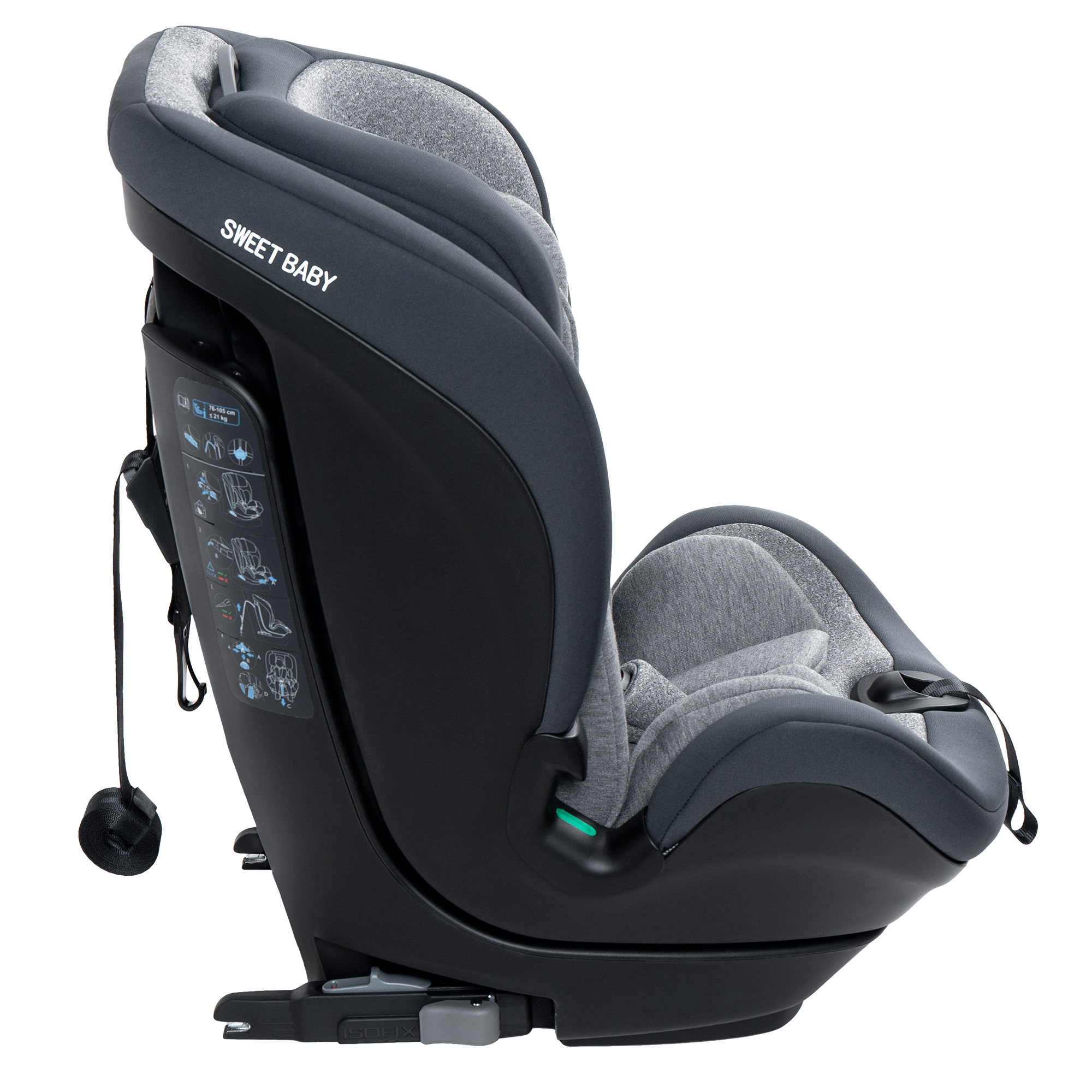 mswbd73pbhjak303vl0xtk0ereej66bv Автокресло группы 1/2/3 Sweet Baby Gravity BH7613519 (О9) 6