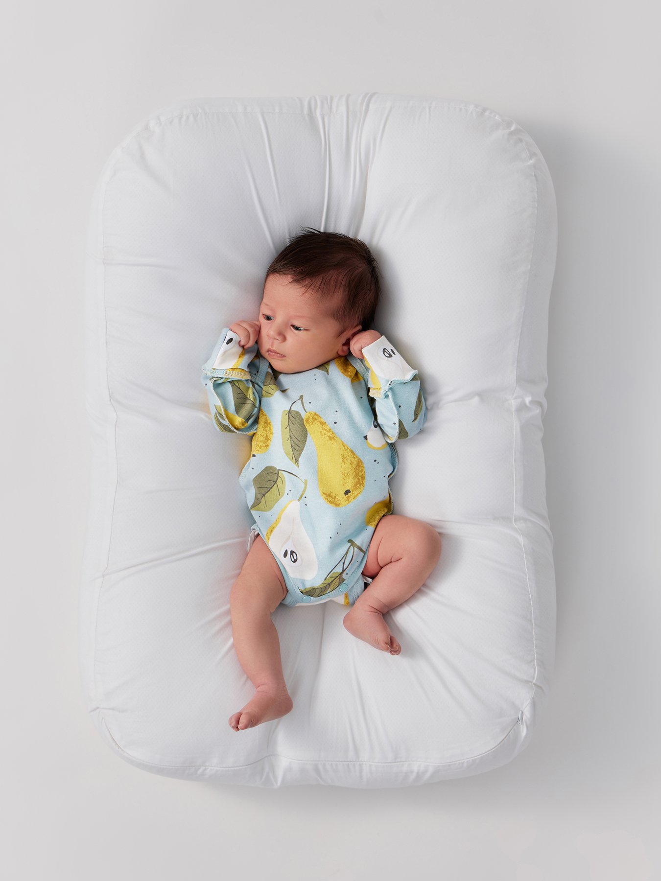 Боди с длинным рукавом детское Happy Baby (набор 3 шт.) pear 2