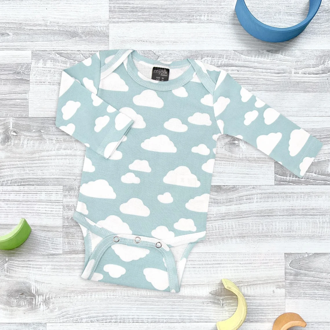 625rt4er.1200x1600.jpg Боди Mjolk Облака с длинным рукавом (М) 1