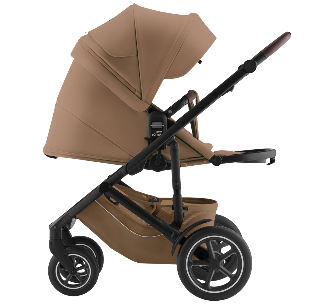 Комплект 3в1 Britax Roemer коляска SMILE 5Z LUX|Warm Caramel + автокресло BABY-SAFE PRO Space Black 10