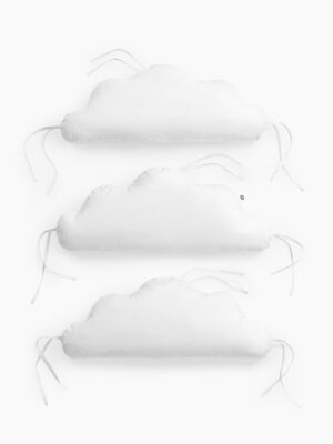 Набор бортиков на кроватку Happy Baby 3 шт. 7 белый