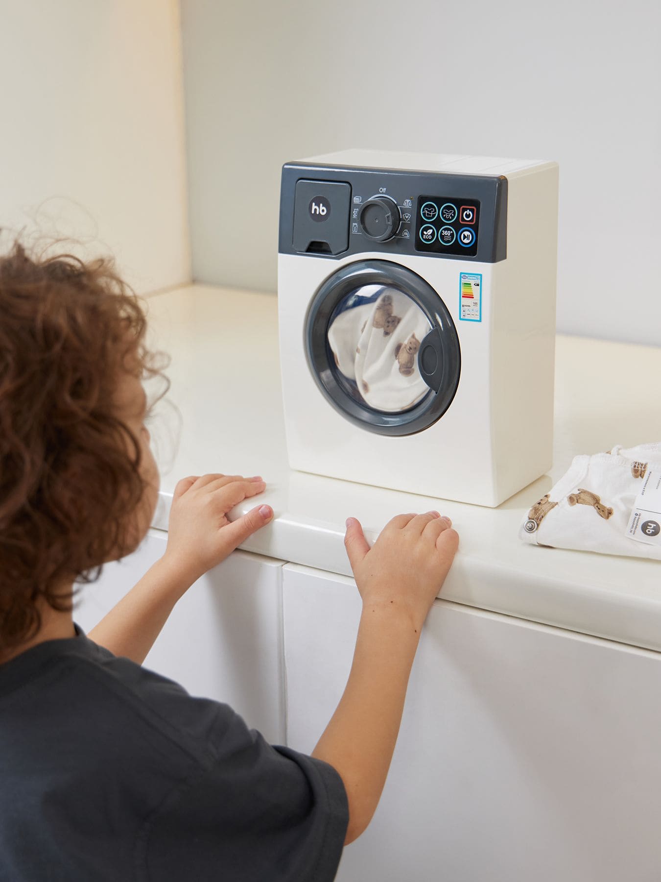 Игрушечная стиральная машина Happy baby SPIN TIME 11 стиральная машинка