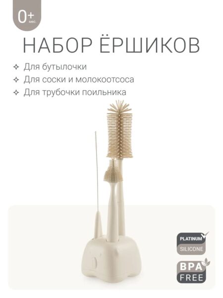 Набор ёршиков для бутылочек Edda