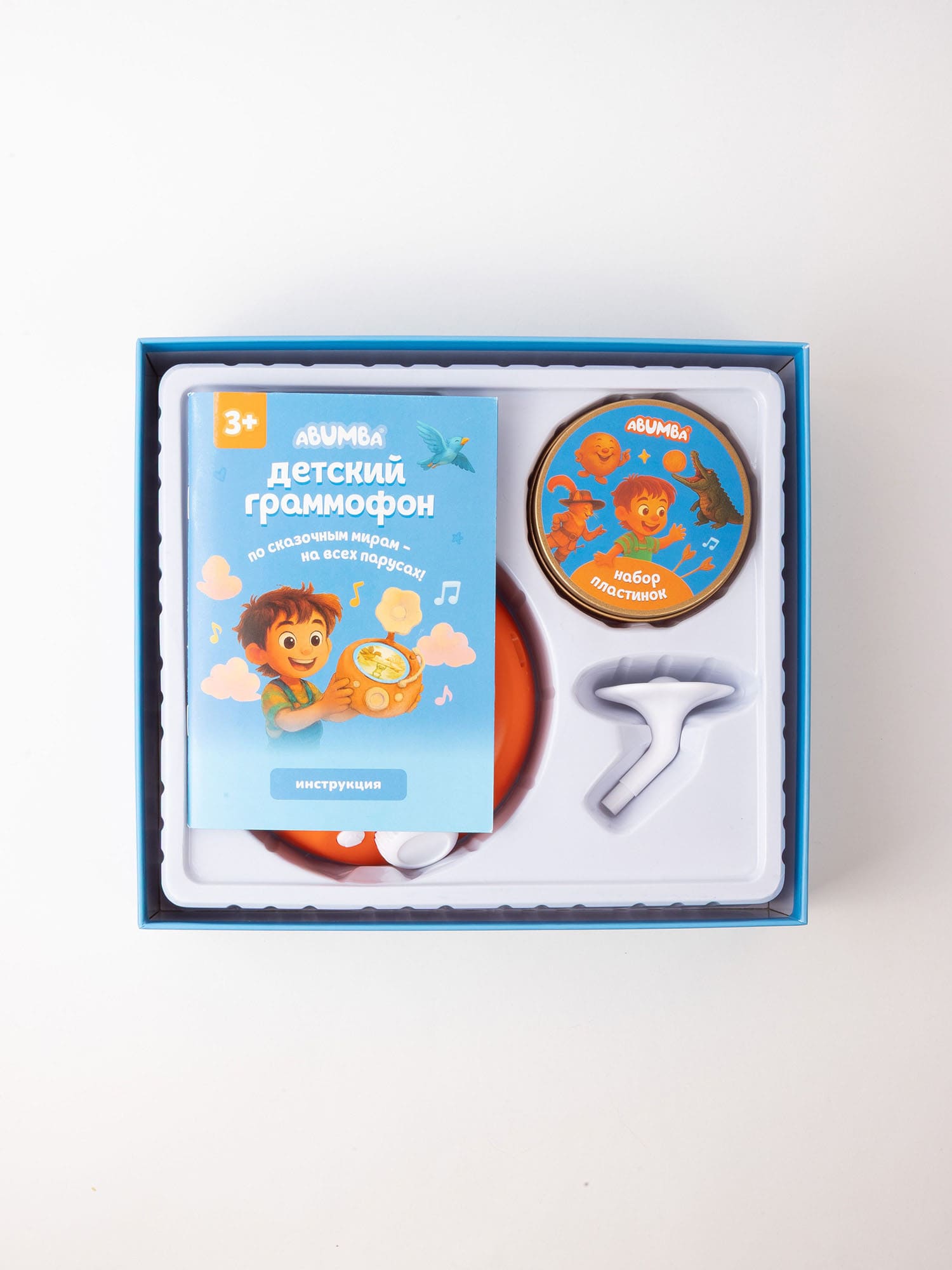 Музыкальная интерактивная игрушка Abumba Граммофон