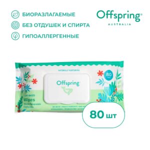 Салфетки влажные Offspring биоразлагаемые 80 шт. 7 Салфетки влажные Offspring биоразлагаемые 80 шт.