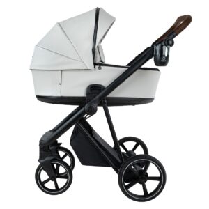 Коляска 2 в 1 ROAN SOL VINTAGE Luxury leather на черной раме 21 roan sol vintage