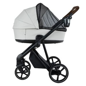 Коляска 2 в 1 ROAN SOL VINTAGE Luxury leather на черной раме 23 roan sol vintage