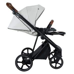 Коляска 2 в 1 ROAN SOL VINTAGE Luxury leather на черной раме 25 roan sol vintage