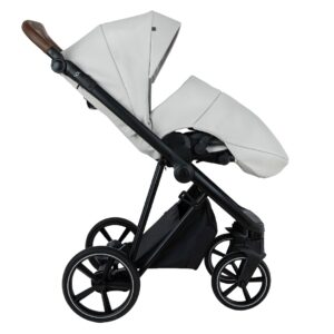 Коляска 2 в 1 ROAN SOL VINTAGE Luxury leather на черной раме 28 roan sol vintage