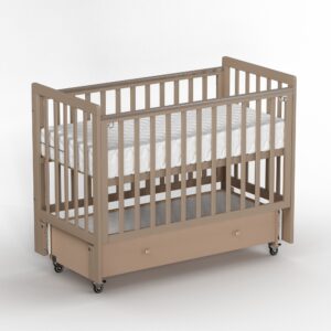 Кроватка Antemi Classic Sleep с маятником и ящиком 120*60 11