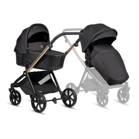 Коляска 2в1 Tutis MIO 3+ BLACK EDITION 2026