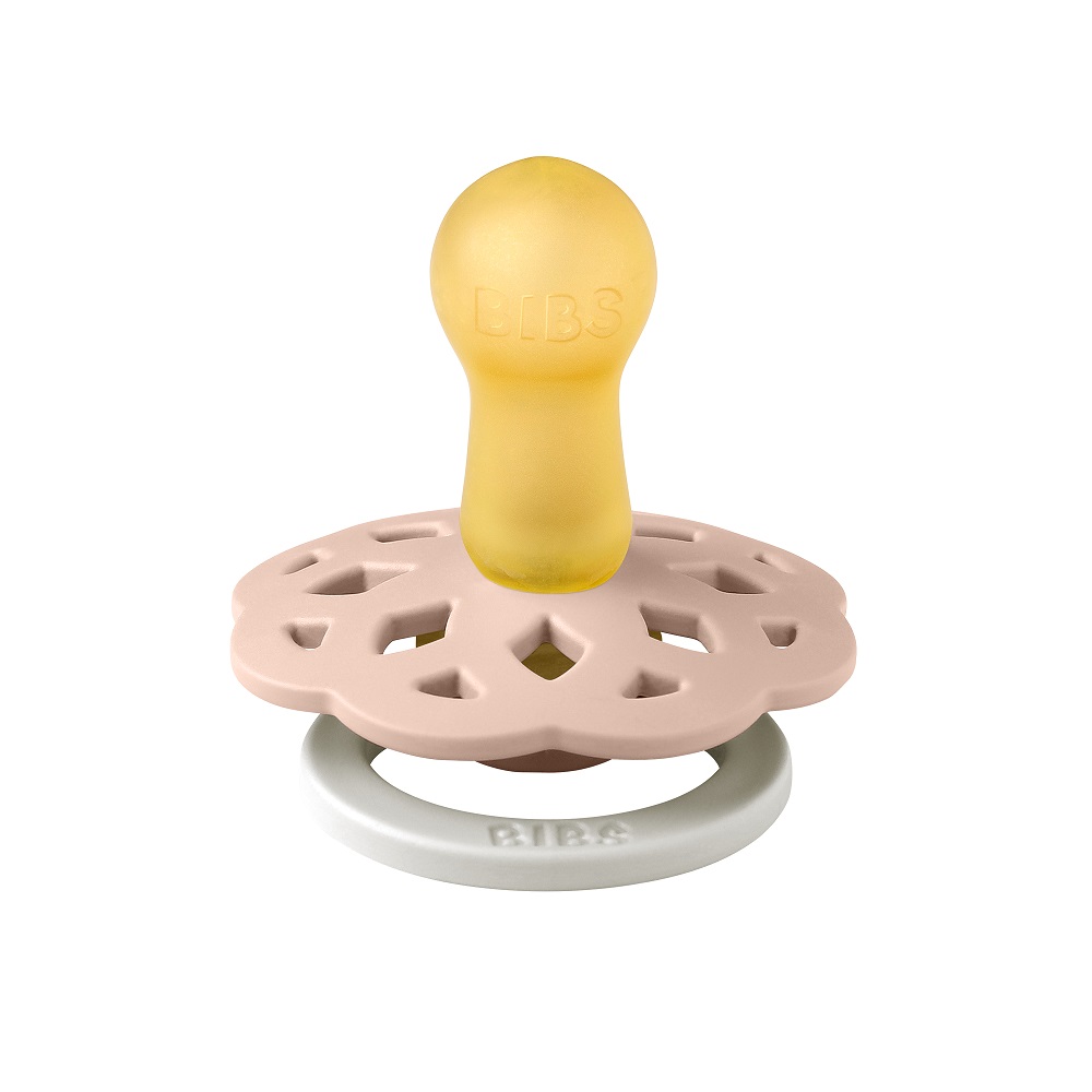 Пустышка латексная ночная BIBS Boheme Glow, 6+ мес