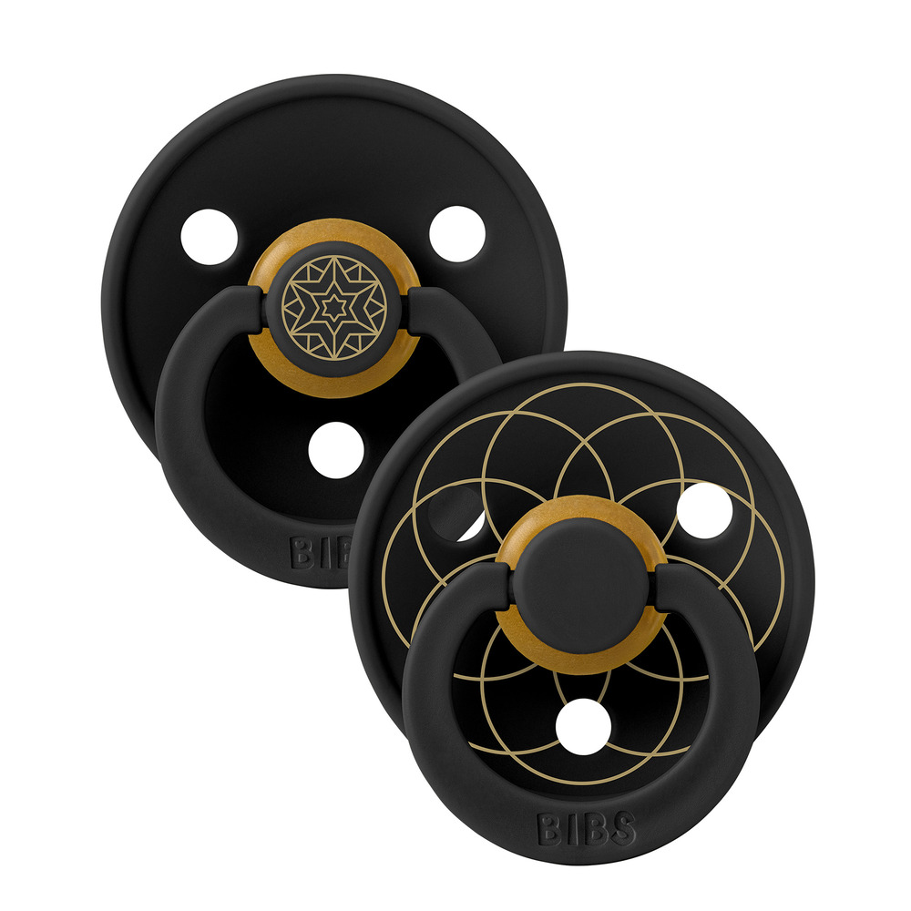 Набор пустышек латексных BIBS Studio Colour, 2 шт - Layl, 6+ мес. 1 Набор пустышек латексных BIBS Studio Colour, 2 шт – Layl, 6+ мес