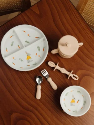 Набор посуды Timikbaby "Кролик", 6 предметов 6 набор посуды