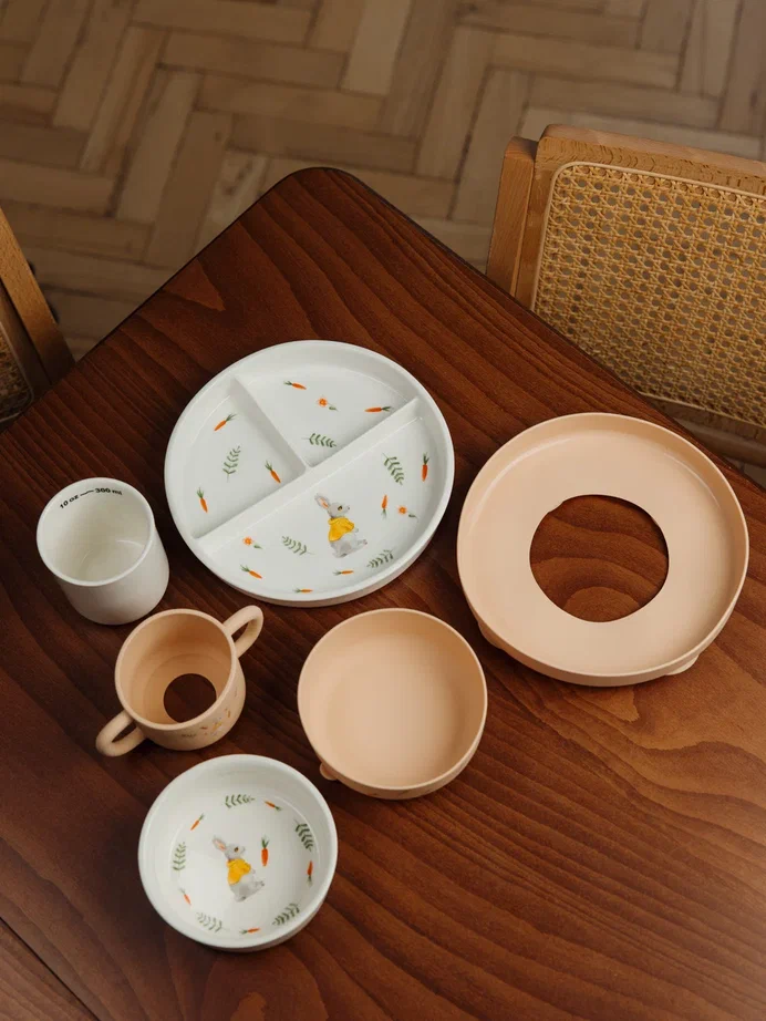 Набор посуды Timikbaby "Кролик", 6 предметов 4 набор посуды