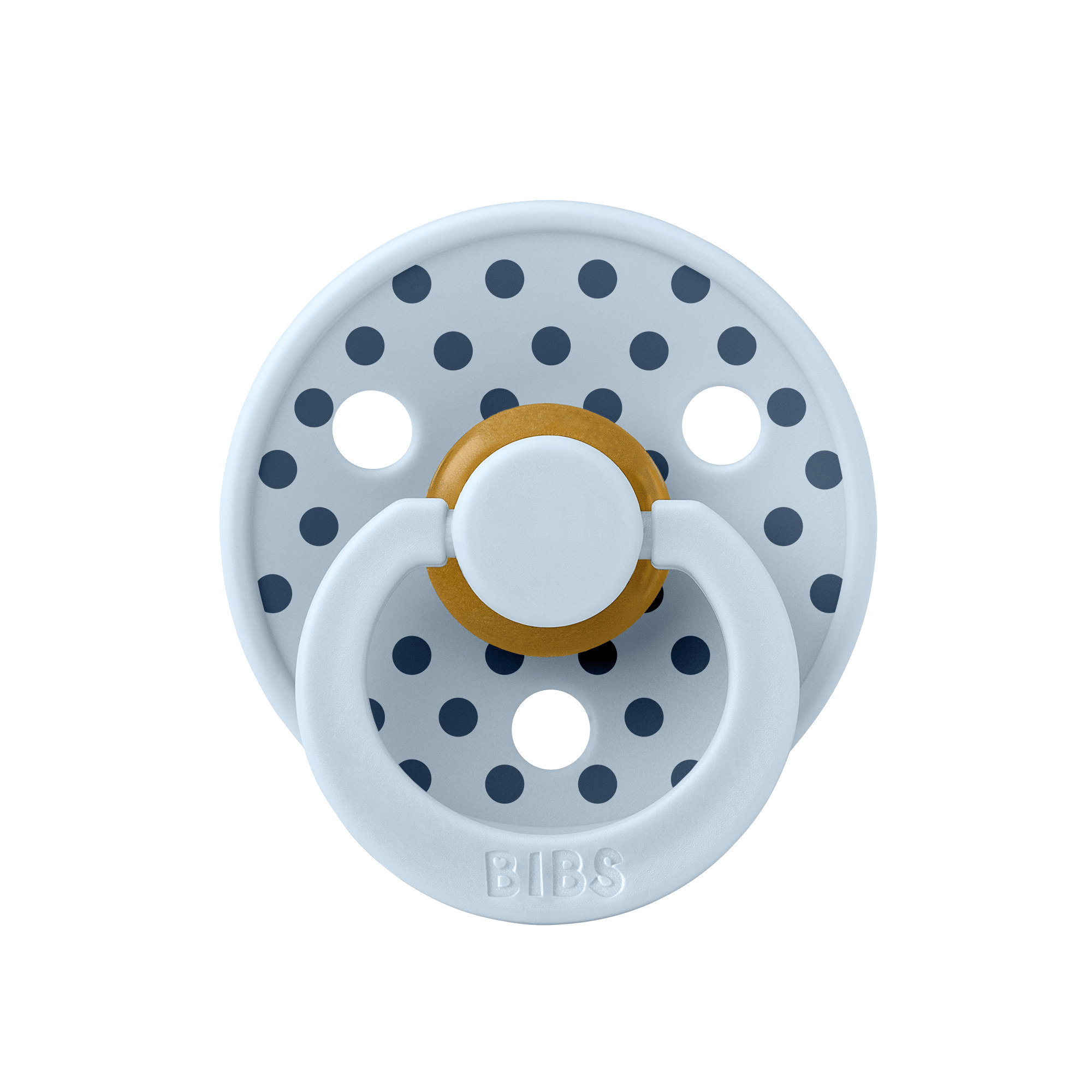 Пустышка латексная BIBS Studio Colour - Polka, 6+ мес