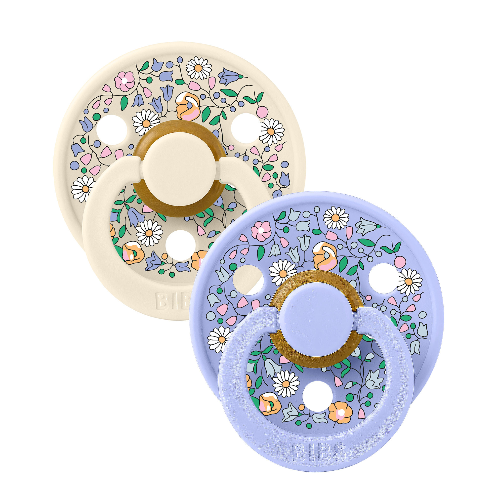 Набор пустышек латексных BIBS Liberty, 2 шт. - Chloe Meadow, 0+ мес 1 Набор пустышек латексных BIBS Liberty, 2 шт. - Chloe Meadow, 0+ мес