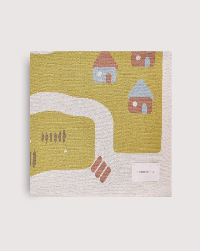 Плед детский Loomknits Лето в деревне 3