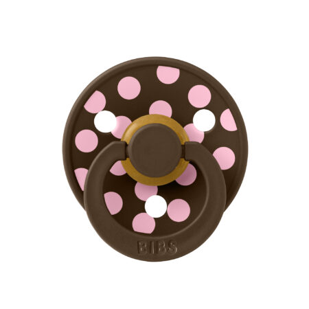 Пустышка латексная BIBS Studio Colour - Polka, 6+ мес