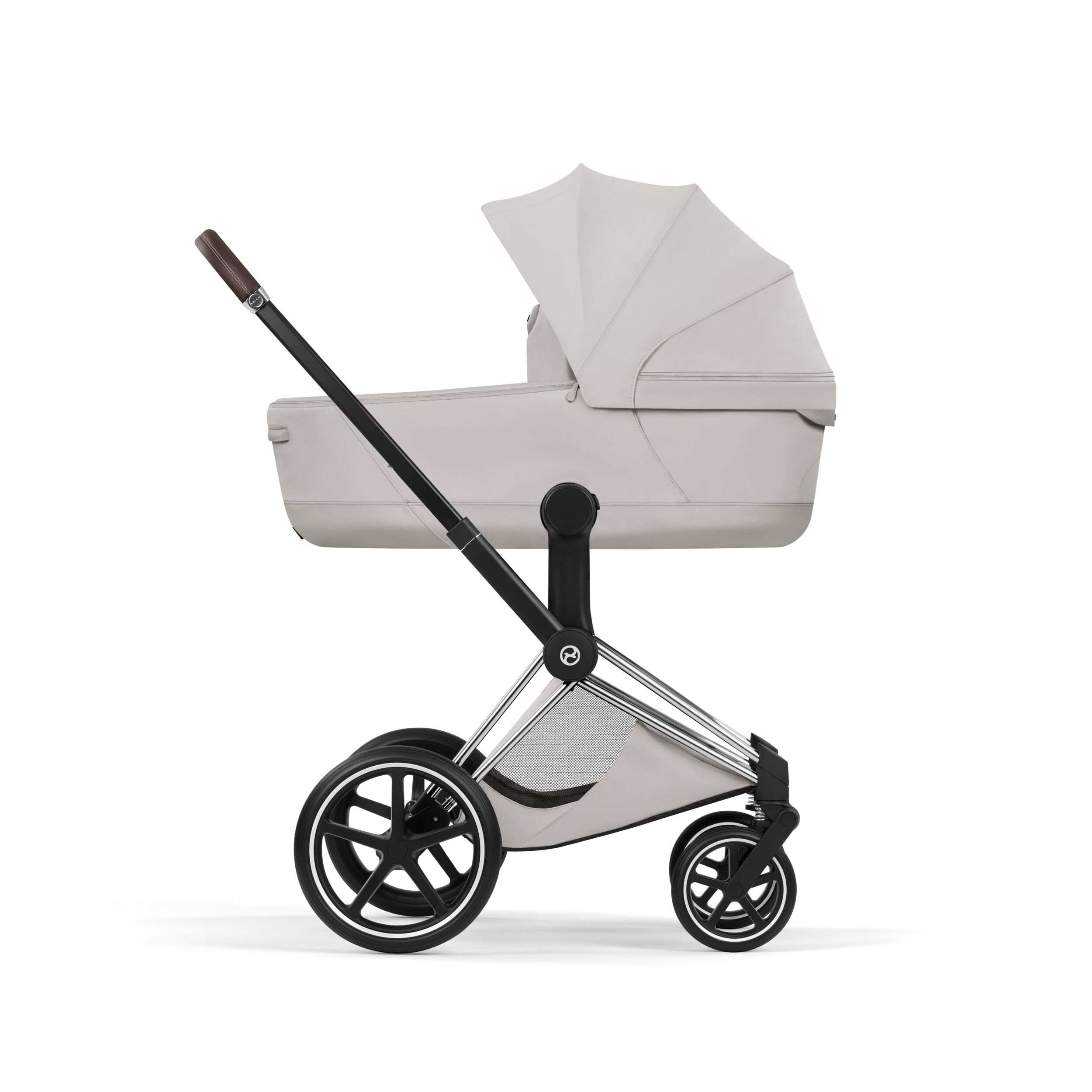 Коляска 2в1 Cybex Priam Style Chrome Brown